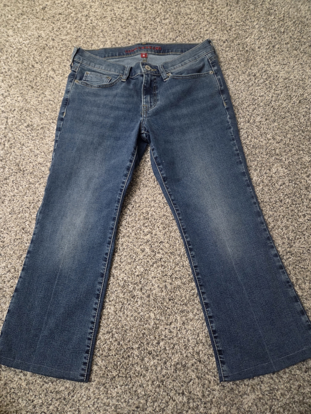 Lucky Brand Women's Blue Flared Jeans